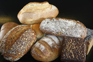 Multiple loaves of bread.