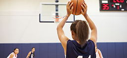 The body mechanics involved in basketball may lead to ankle and knee injuries. Certain exercises, stretches and training can help prevent them, however. (For Spectrum Health Beat)