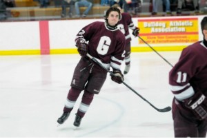 Nate Cekander plays hockey at Grandville High School.