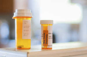 Two medication bottles are shown.