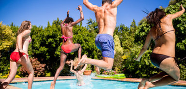 Take precautions before and after entering the pool to stay healthy. (For Spectrum Health Beat)
