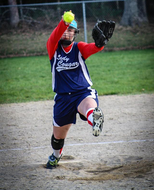 Katie Vander Sloot plays softball.