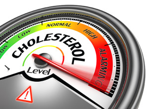 A cholesterol level is shown as "alarming."