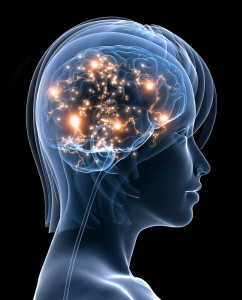 An illustration of magnetic brain stimulation appears.