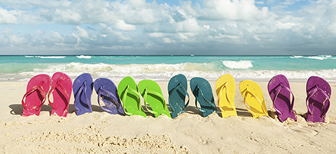 They may look colorful, fun and harmless, but flip-flops are anything but. (For Spectrum Health Beat)