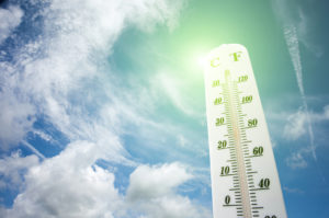 An outdoor thermometer is shown.
