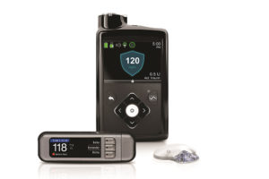 Medtronic's new MiniMed 670G system is in focus.