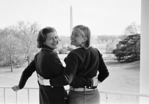 Susan Ford Bales is shown with Betty Ford.