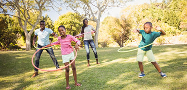 Enjoy active time together in small 'bites' for overall family health. (For Spectrum Health Beat)