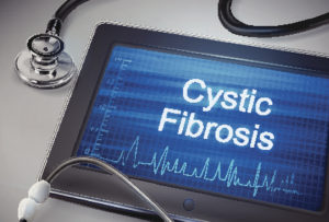 A tablet reads, "Cystic Fibrosis."