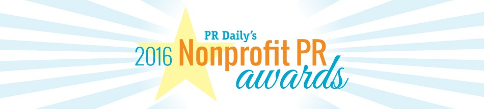 PR Daily's 2016 Nonprofit PR Awards logo